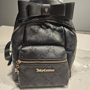 NEW Juicy Couture Black Zippered backpack